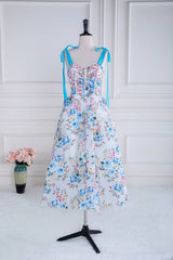Chic Sweetheart A-Line Tulle Floral Prom Dresses