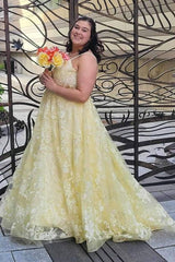 Daffodil Spaghetti Straps A-Line Tulle Party Dresses