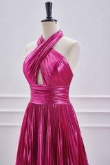 Halter Backless A-Line Short Homecoming Dresses with Ruffles